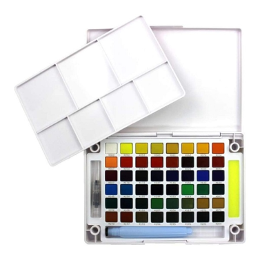 Estojo Aquarela Pastilha Koi C/48 Xncw-48n Sakura